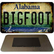 Bigfoot Alabama Novelty Metal Magnet