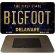 Bigfoot Delaware Novelty Metal Magnet