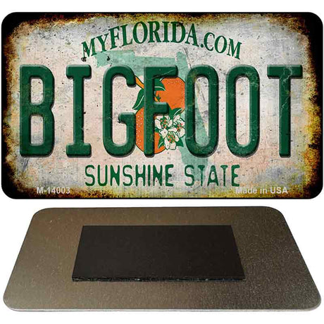 Bigfoot Florida Novelty Metal Magnet