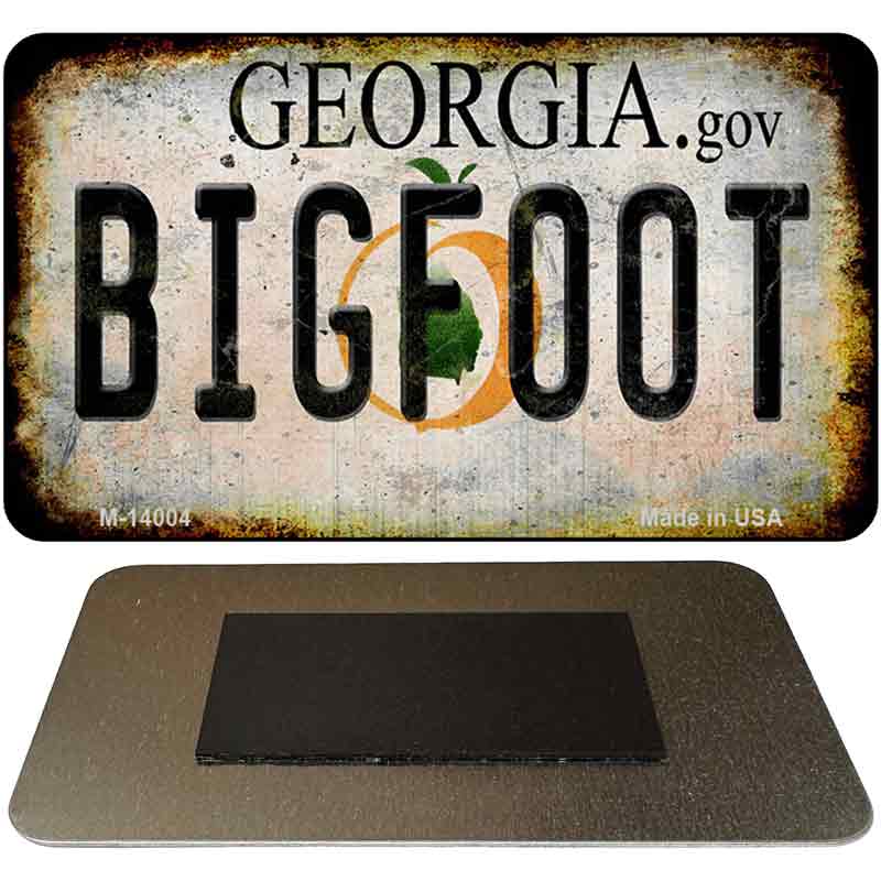 Bigfoot Georgia Novelty Metal Magnet