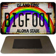 Bigfoot Hawaii Novelty Metal Magnet