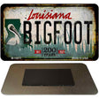 Bigfoot Louisiana Novelty Metal Magnet