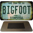 Bigfoot New Hampshire Novelty Metal Magnet