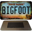 Bigfoot North Dakota Novelty Metal Magnet