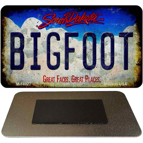 Bigfoot South Dakota Novelty Metal Magnet