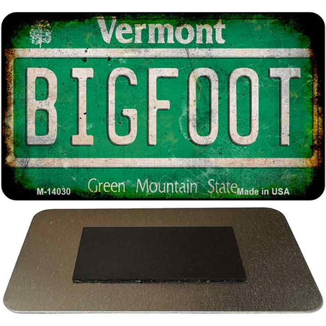 Bigfoot Vermont Novelty Metal Magnet