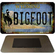 Bigfoot Wyoming Novelty Metal Magnet