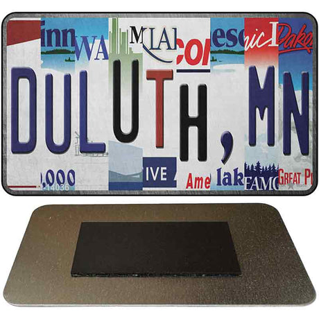 Duluth MN Strip Art Novelty Metal Magnet