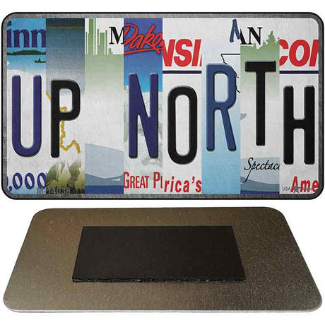 Up North Strip Art Novelty Metal Magnet