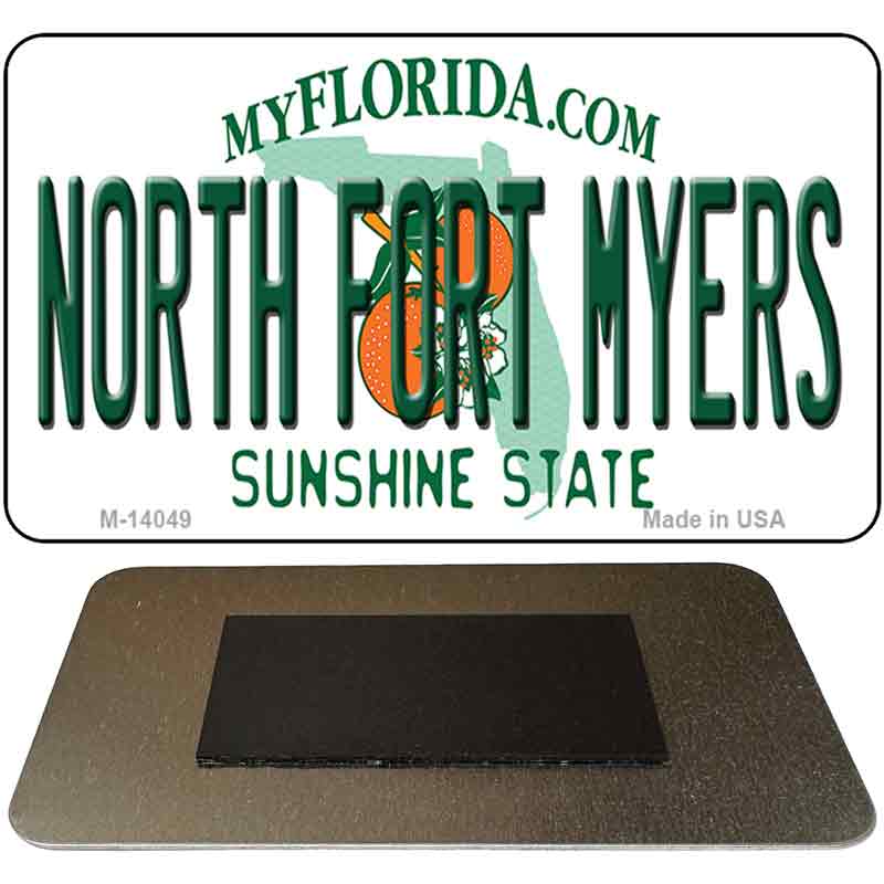 North Fort Myers Florida Novelty Metal Magnet