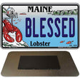 Blessed Maine Lobster Novelty Metal Magnet