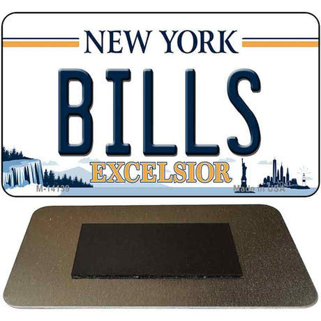 Bills New York Excelsior Novelty Metal Magnet