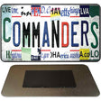 Commanders Strip Art Novelty Metal Magnet