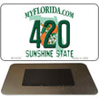 420 Florida Novelty Metal Magnet