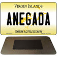 Virgin Islands Anegada Novelty Metal Magnet