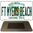 Florida FT Myers Beach Novelty Metal Magnet