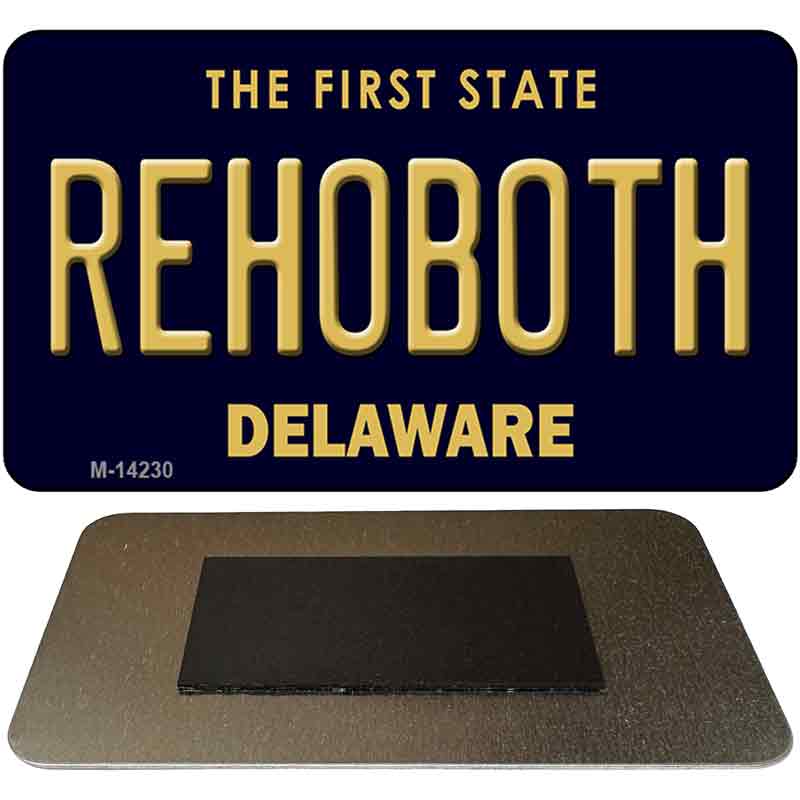 Rehoboth Delaware Novelty Metal Magnet