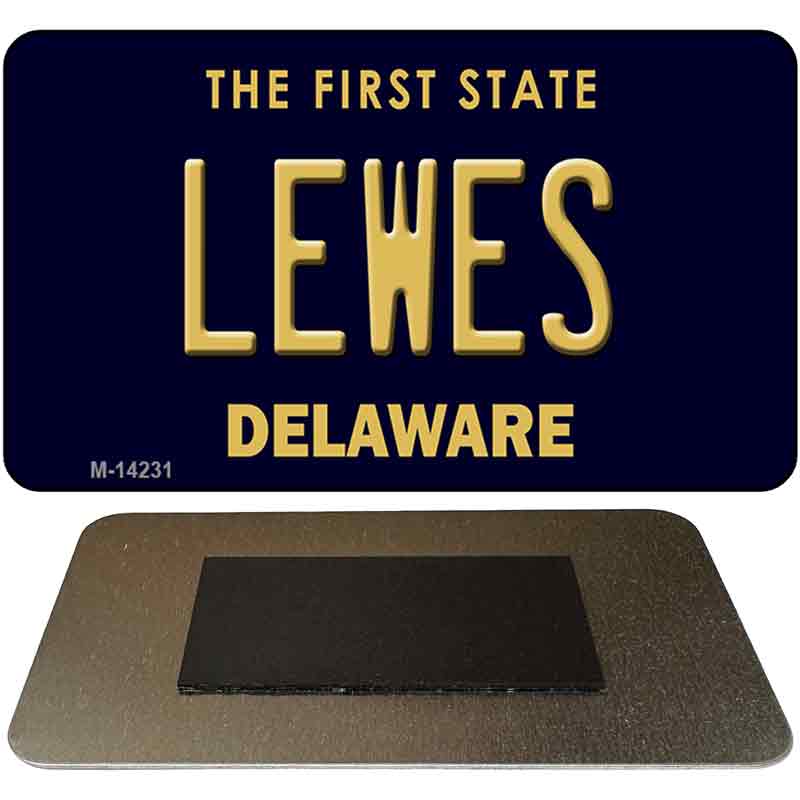 Lewes Delaware Novelty Metal Magnet