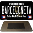 Barceloneta Puerto Rico Black Novelty Metal Magnet