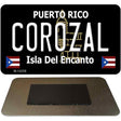 Corozal Puerto Rico Black Novelty Metal Magnet