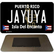 Jayuya Puerto Rico Black Novelty Metal Magnet