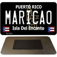 Maricao Puerto Rico Black Novelty Metal Magnet