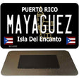 Mayaguez Puerto Rico Black Novelty Metal Magnet