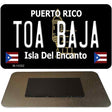 Toa Baja Puerto Rico Black Novelty Metal Magnet