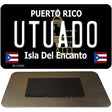 Utuado Puerto Rico Black Novelty Metal Magnet