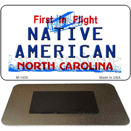 Native American North Carolina State License Plate Tag Magnet M-1430