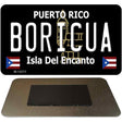 Boricua Puerto Rico Black Novelty Metal Magnet