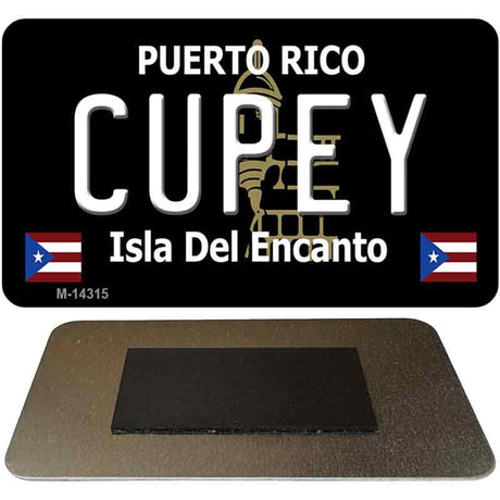 Cupey Puerto Rico Black Novelty Metal Magnet