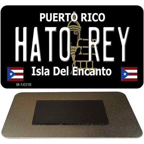 Hato Rey Puerto Rico Black Novelty Metal Magnet