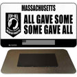 Massachusetts POW MIA Some Gave All Novelty Metal Magnet