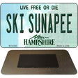 Ski Sunapee New Hampshire Novelty Metal Magnet