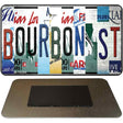 Bourbon St License Plate Art Novelty Metal Magnet