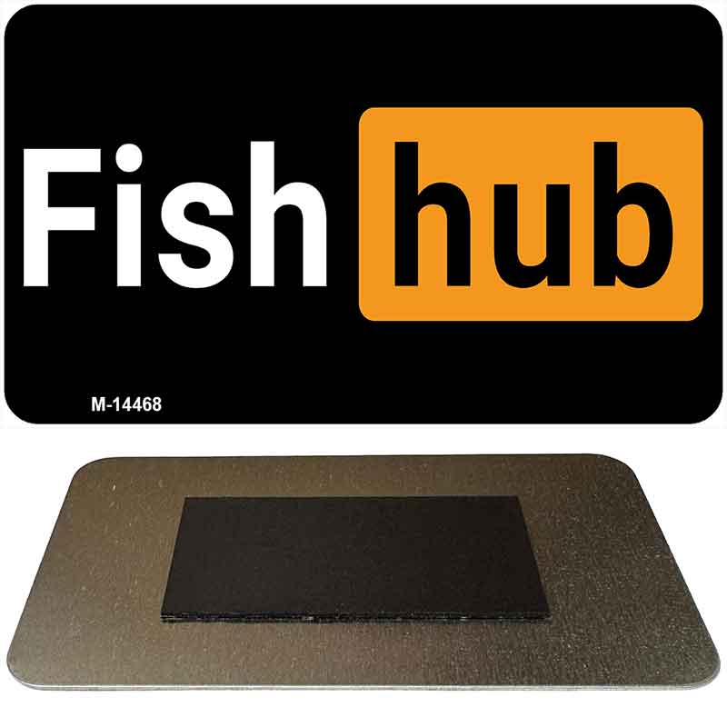 Fishhub Novelty Metal Magnet M-14468