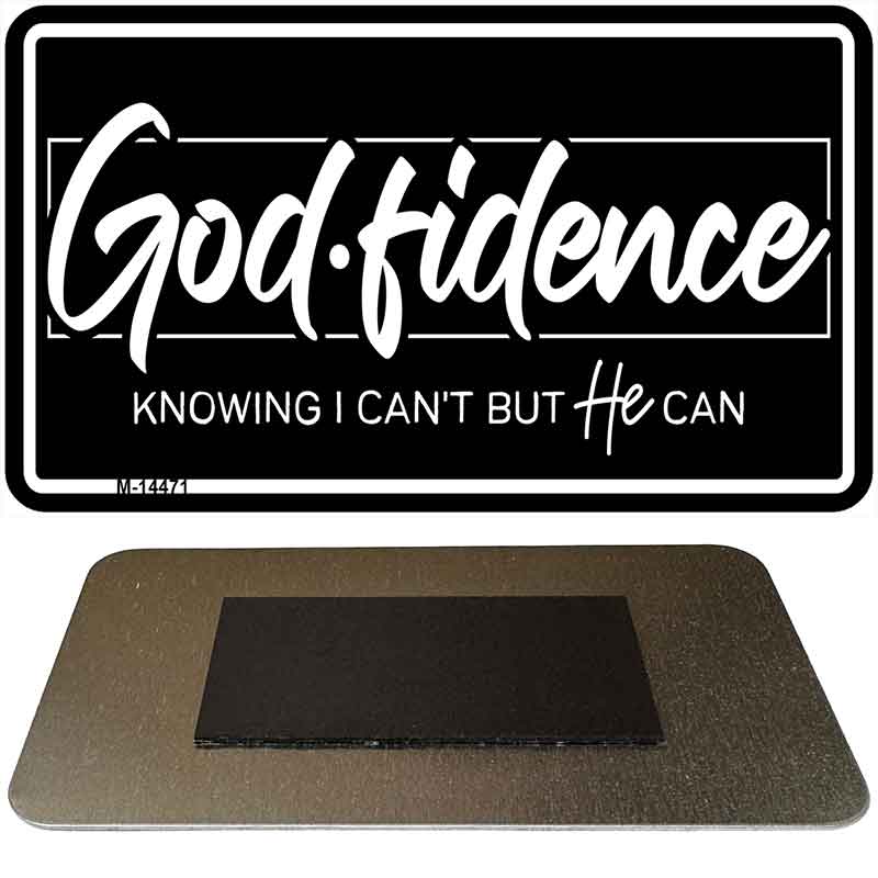 Godfidence Novelty Metal Magnet M-14471