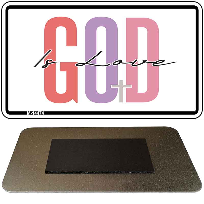 God Is Love Novelty Metal Magnet M-14474