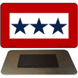 Three Blue Stars Novelty Metal Magnet M-1450