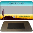 Arizona Grey State Blank Novelty Metal Magnet M-1455