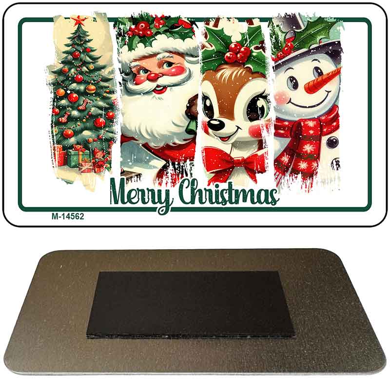 Merry Christmas Novelty Metal Magnet M-14562
