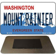 Mount Rainier Washington State License Plate Tag Magnet M-1478