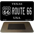 Route 66 Shield Texas Novelty Metal Magnet M-1483