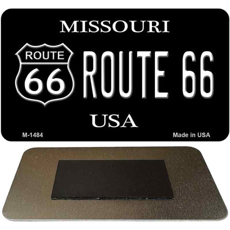 Route 66 Shield Missouri Novelty Metal Magnet M-1484