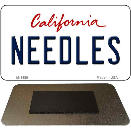 Needles California State License Plate Tag Magnet M-1489