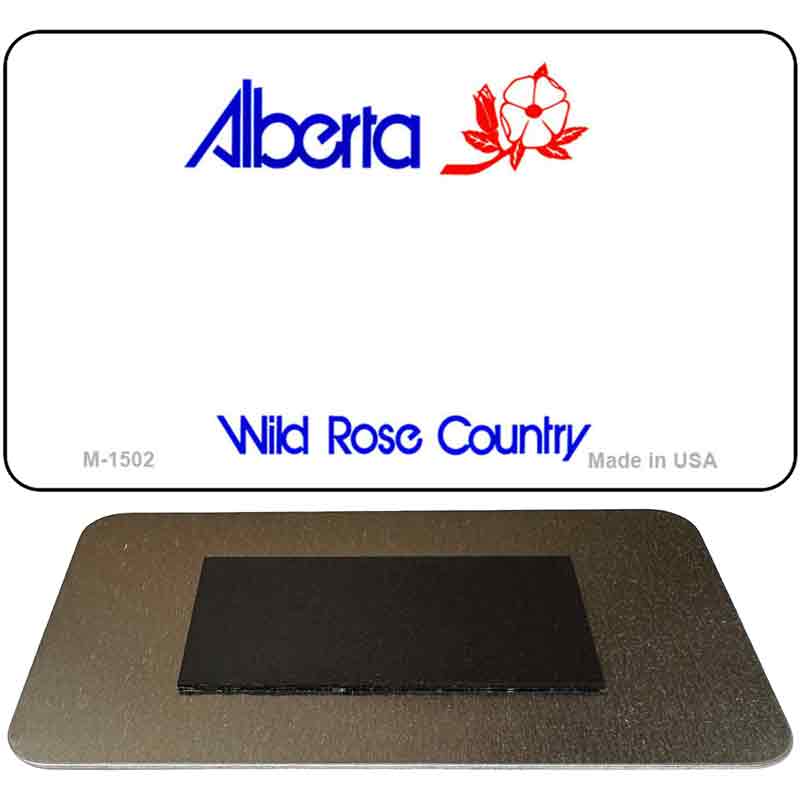 Alberta Blank Novelty Metal Magnet M-1502