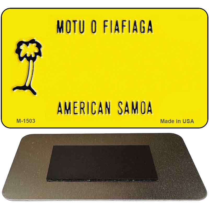 American Samoa Blank Novelty Metal Magnet M-1503