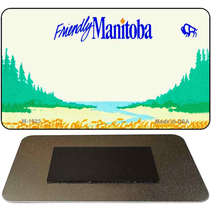 Manitoba Blank Novelty Metal Magnet M-1505