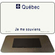 Quebec Blank Novelty Metal Magnet M-1512